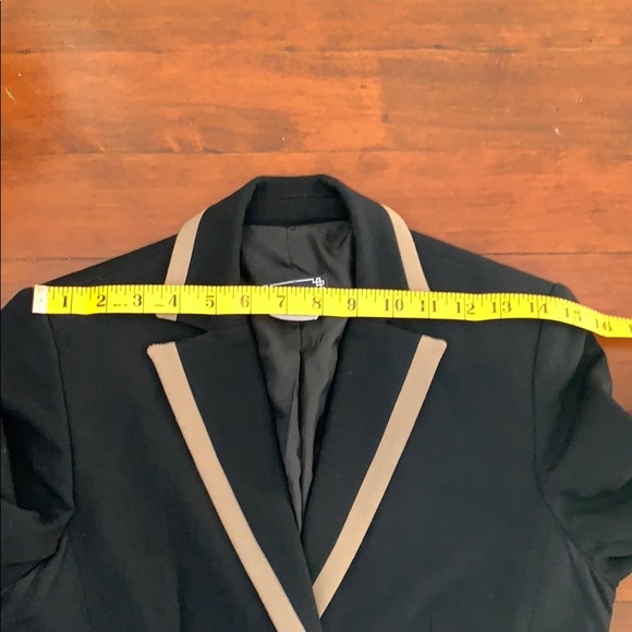 Chopin made in Italy Black Blazer with Trim EUC - Picture 6 of 8